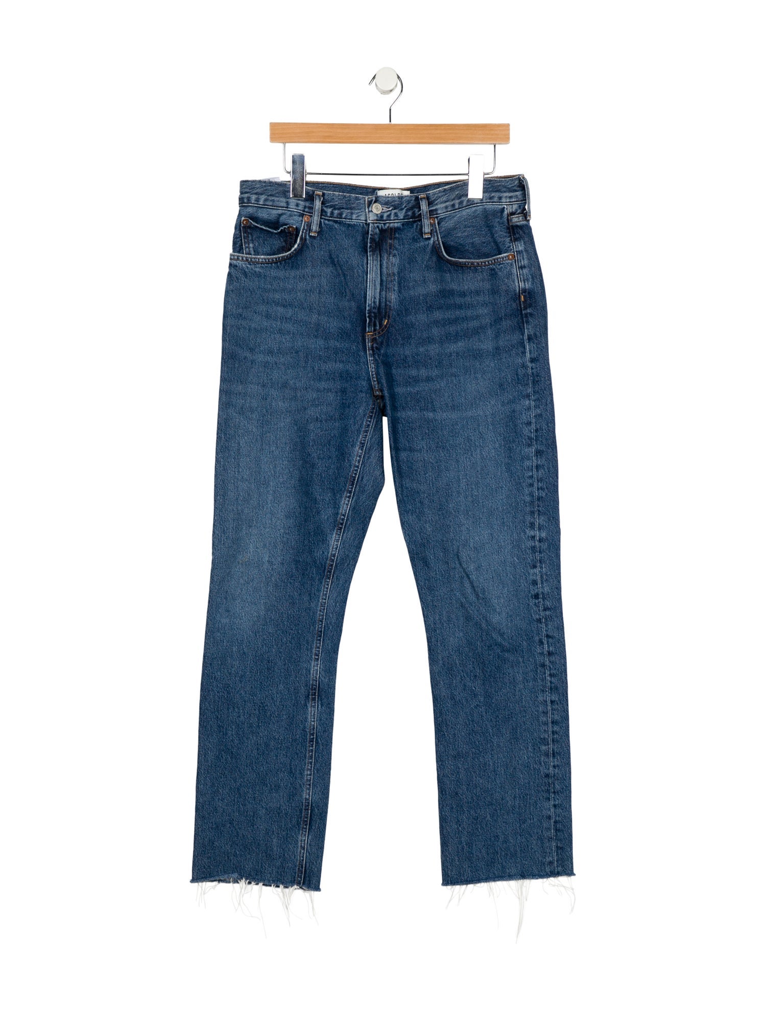 AGOLDE High-Rise Straight Leg Jeans