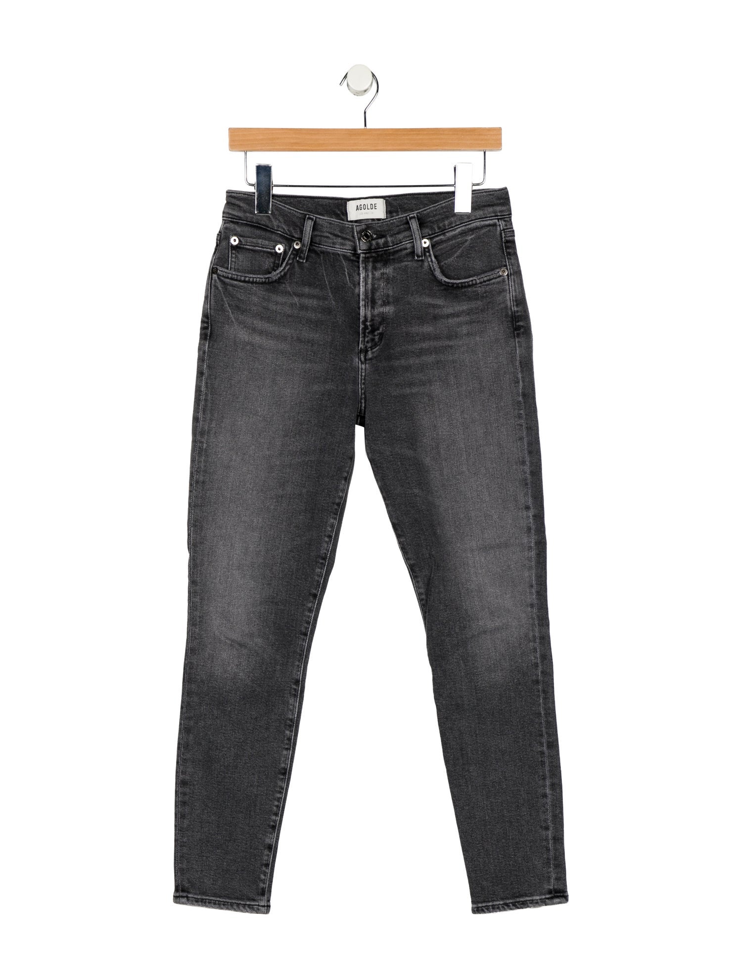 AGOLDE Mid-Rise Skinny Leg Jeans