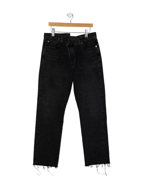 AGOLDE High-Rise Straight Leg Jeans
