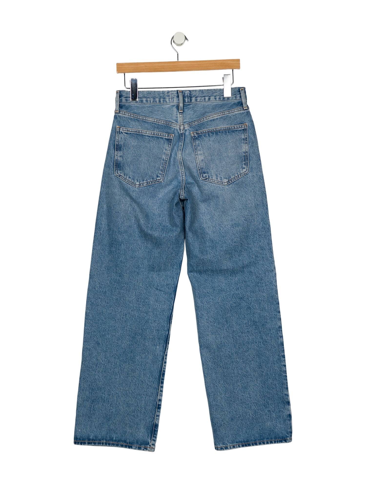 AGOLDE Mid-Rise Wide Leg Jeans