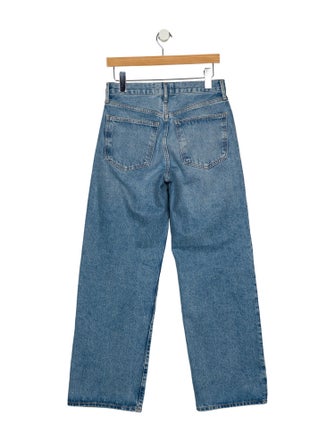 AGOLDE Mid-Rise Wide Leg Jeans