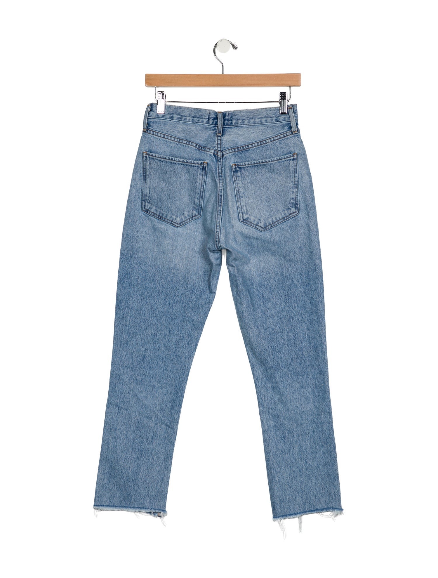 AGOLDE High-Rise Straight Leg Jeans