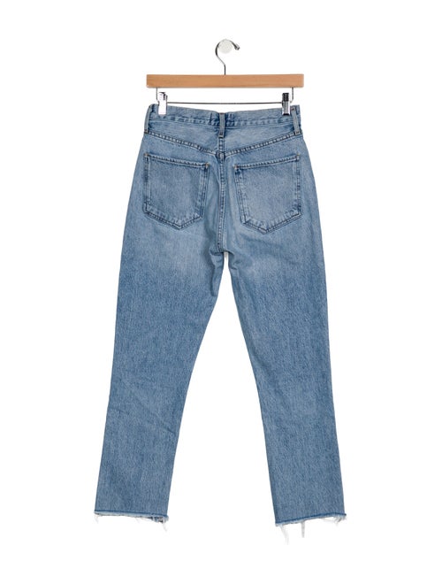 AGOLDE High-Rise Straight Leg Jeans