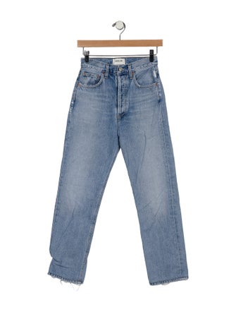 AGOLDE High-Rise Straight Leg Jeans
