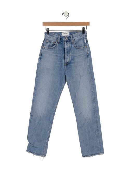AGOLDE High-Rise Straight Leg Jeans