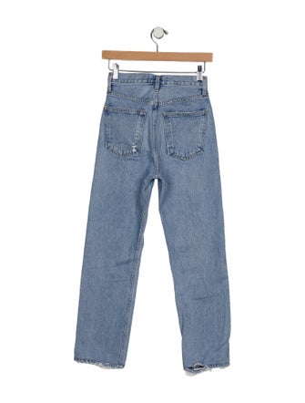 AGOLDE High-Rise Straight Leg Jeans