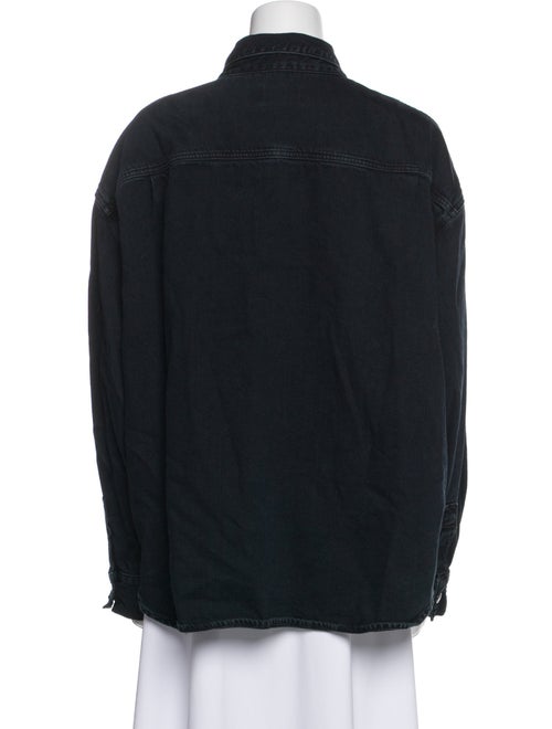 AGOLDE Long Sleeve Button-Up Top