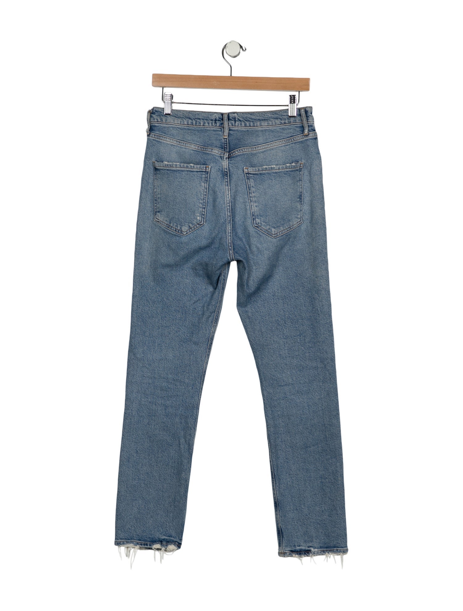 AGOLDE High-Rise Straight Leg Jeans