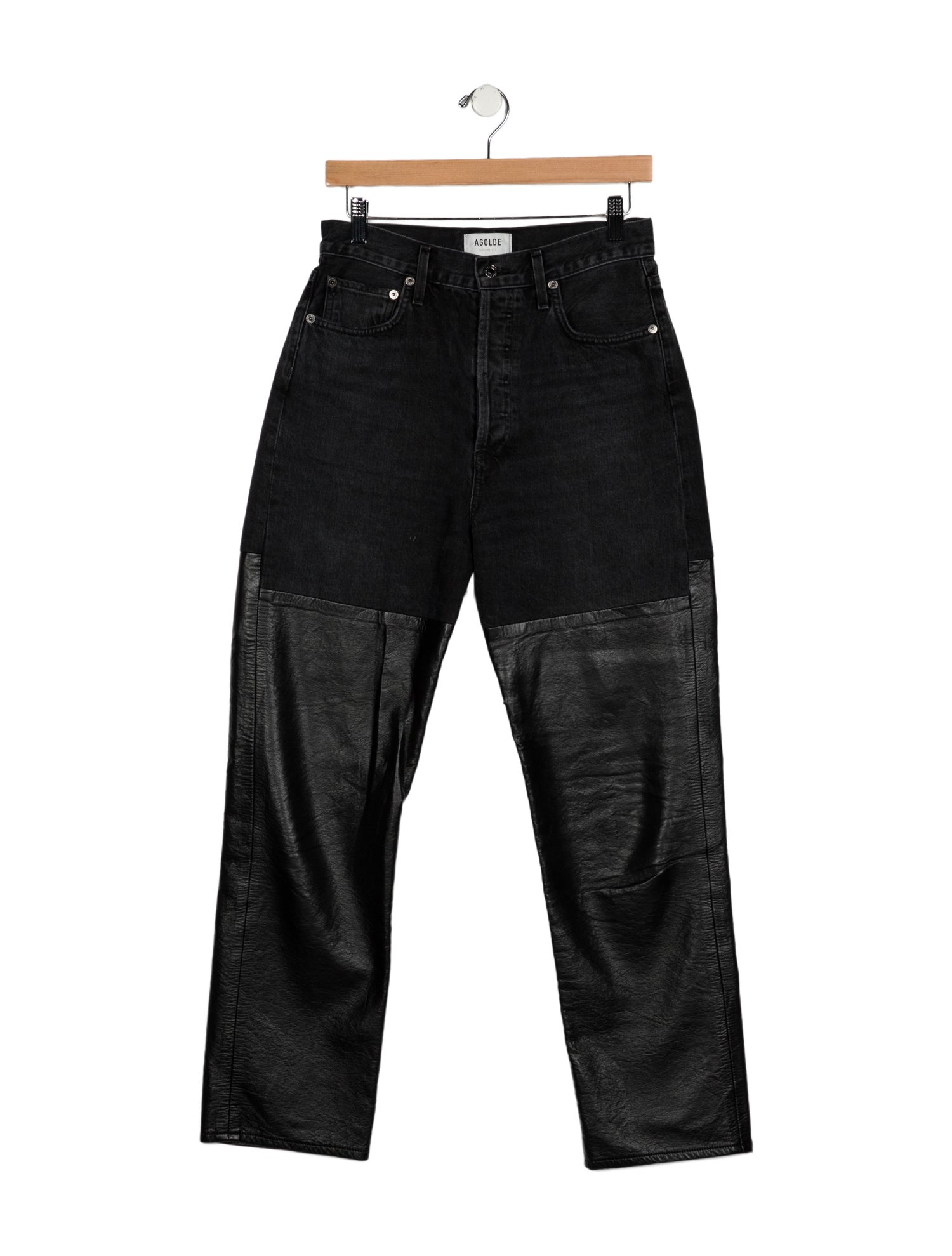 AGOLDE High-Rise Straight Leg Jeans