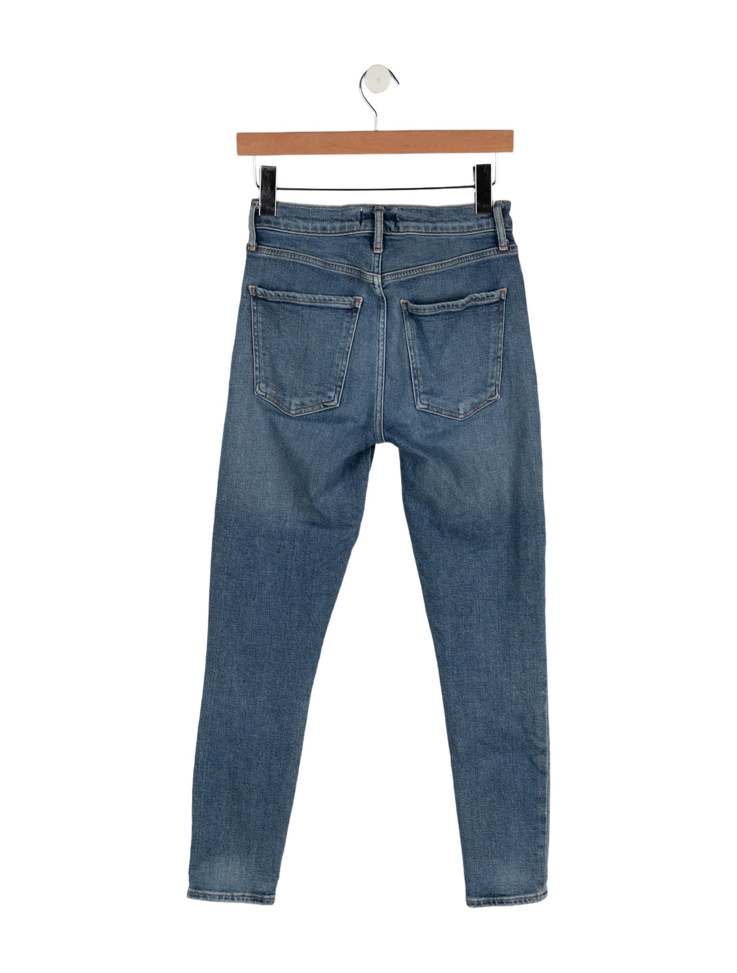 AGOLDE Mid-Rise Skinny Leg Jeans