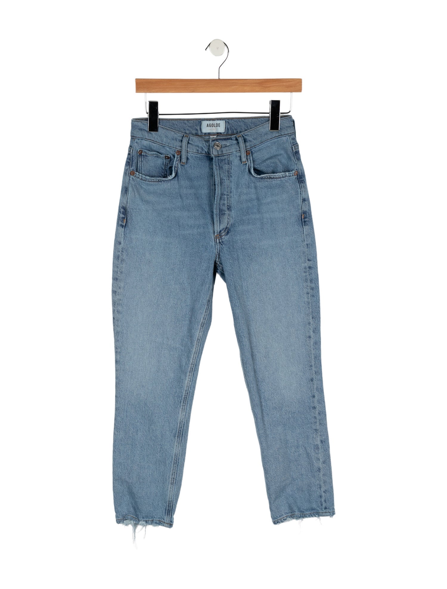 AGOLDE Mid-Rise Skinny Leg Jeans
