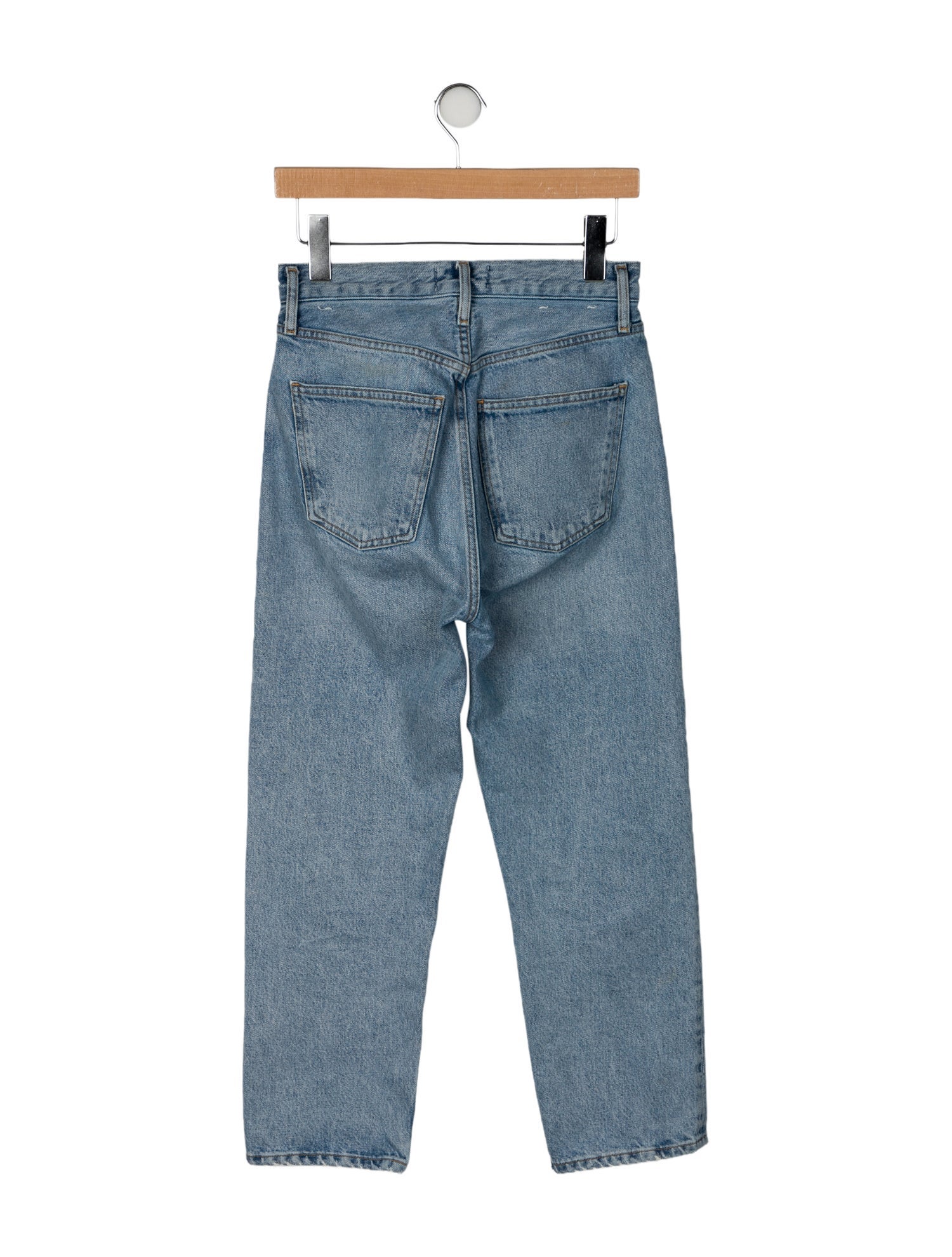 AGOLDE High-Rise Straight Leg Jeans