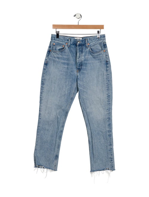 AGOLDE Mid-Rise Straight Leg Jeans