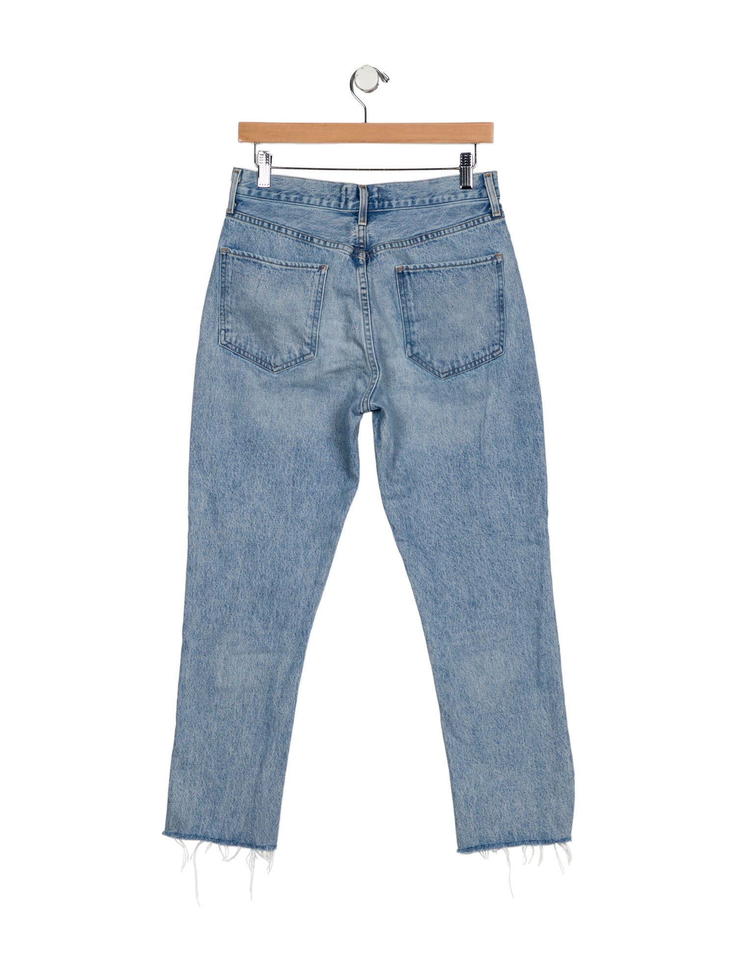 AGOLDE Mid-Rise Straight Leg Jeans