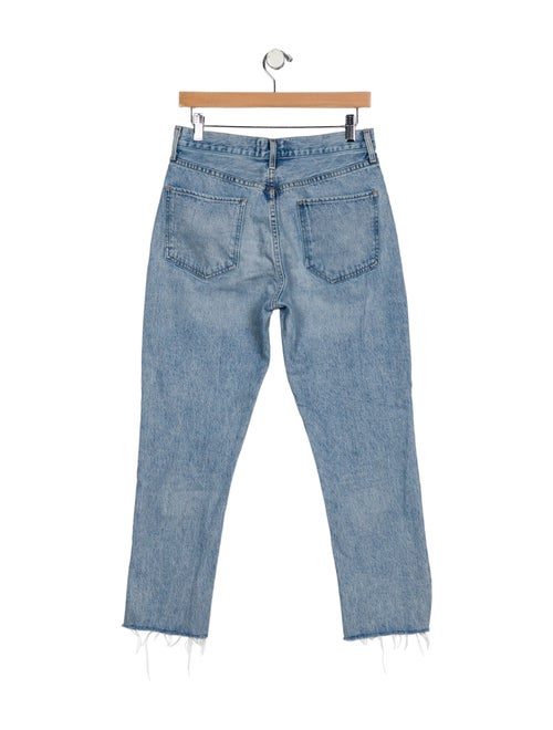 AGOLDE Mid-Rise Straight Leg Jeans
