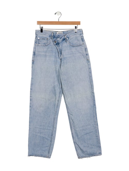 AGOLDE High-Rise Straight Leg Jeans