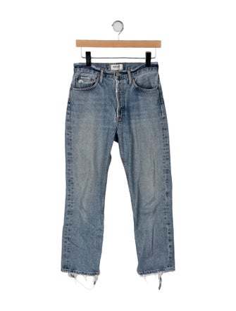 AGOLDE High-Rise Straight Leg Jeans