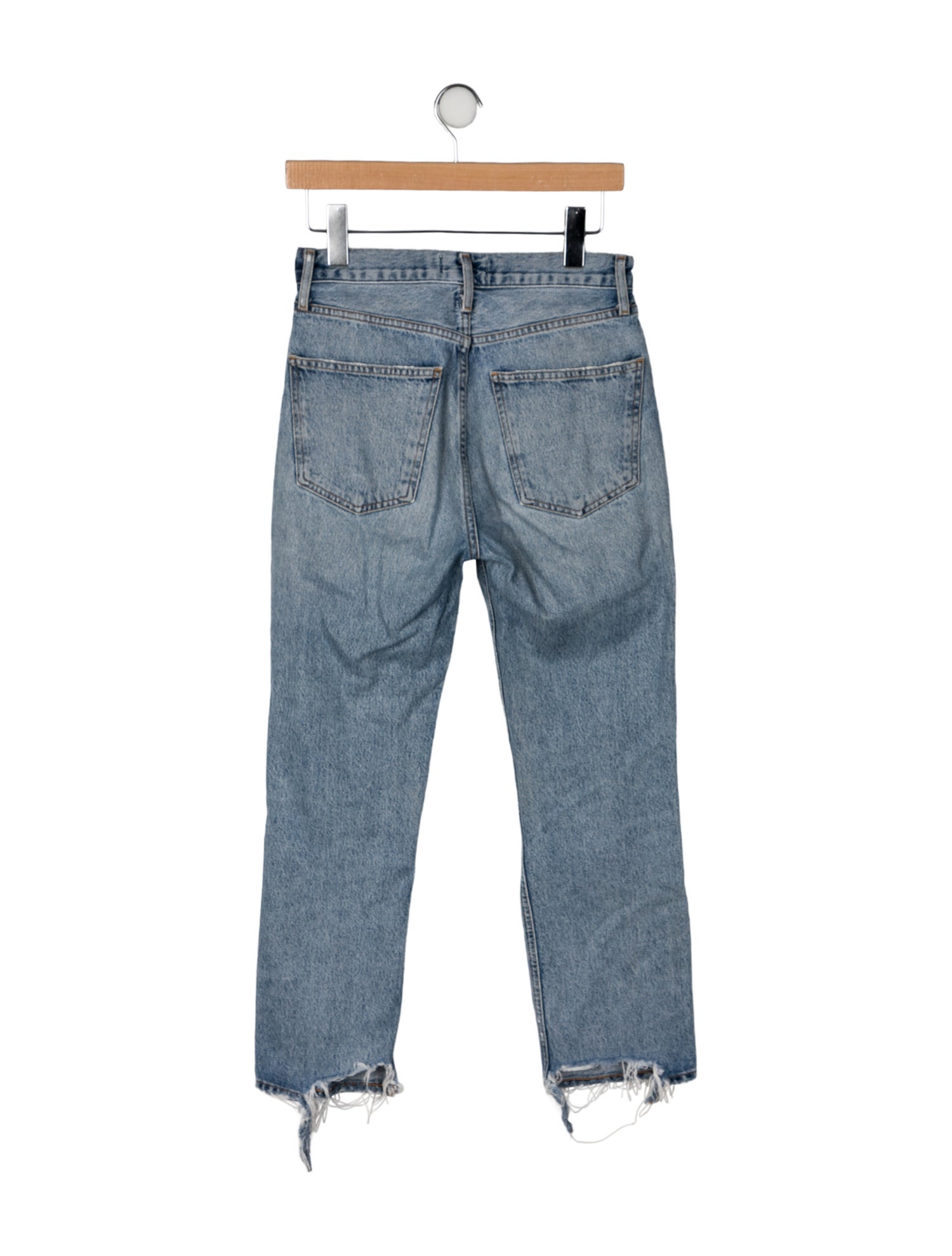 AGOLDE High-Rise Straight Leg Jeans