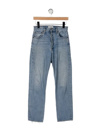 AGOLDE High-Rise Straight Leg Jeans