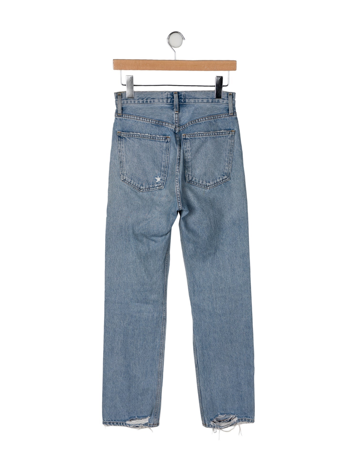 AGOLDE High-Rise Straight Leg Jeans