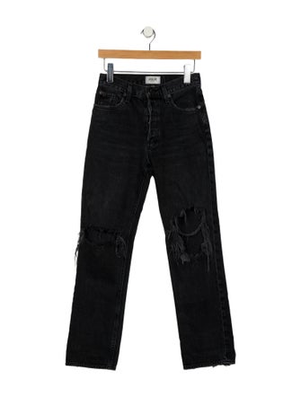 AGOLDE Mid-Rise Straight Leg Jeans