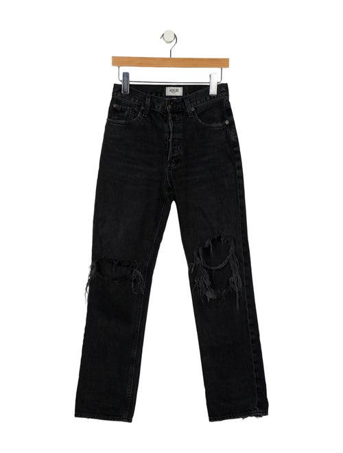 AGOLDE Mid-Rise Straight Leg Jeans
