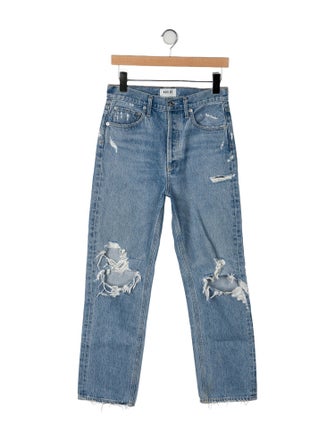 AGOLDE High-Rise Straight Leg Jeans