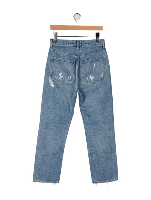 AGOLDE High-Rise Straight Leg Jeans