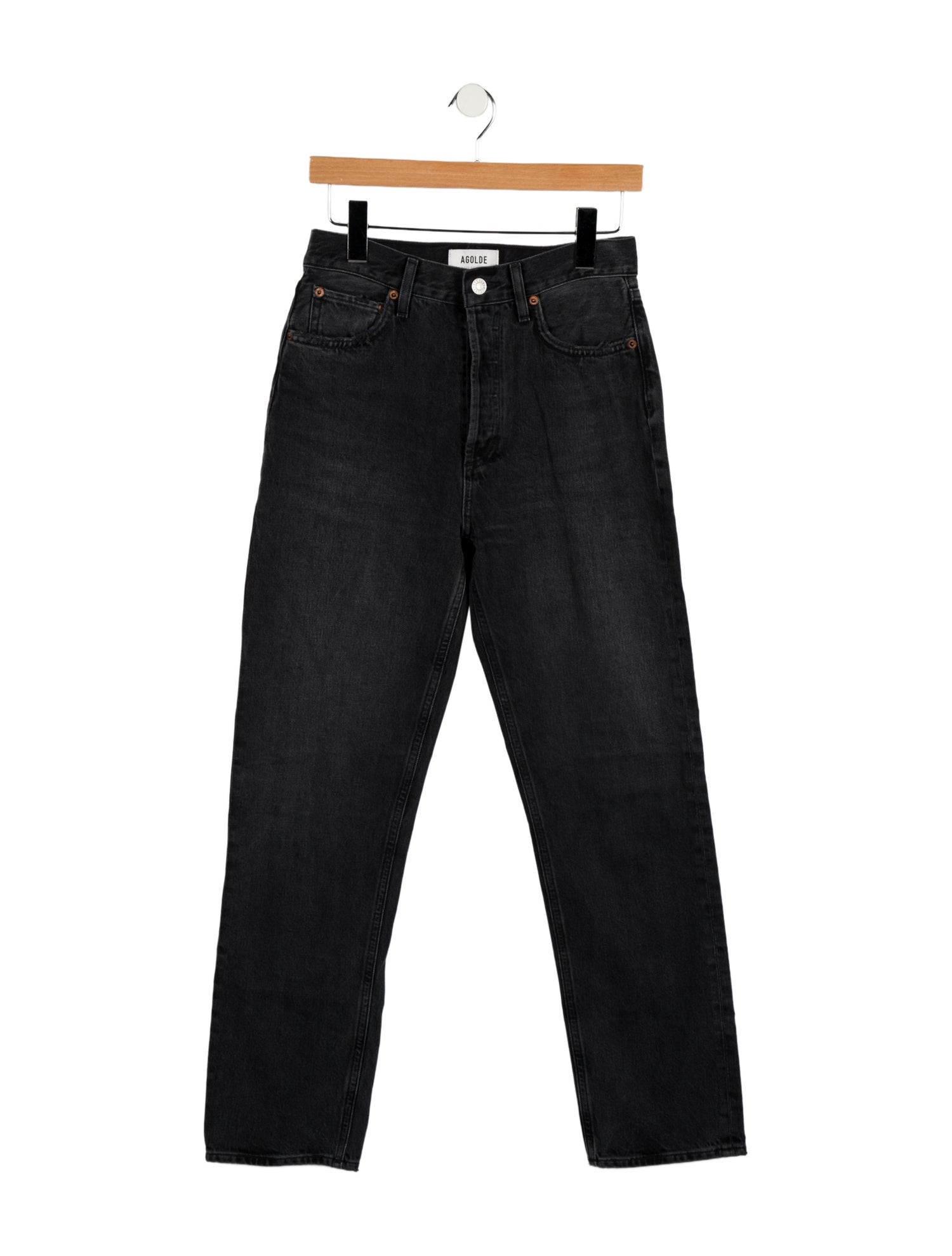 AGOLDE High-Rise Straight Leg Jeans