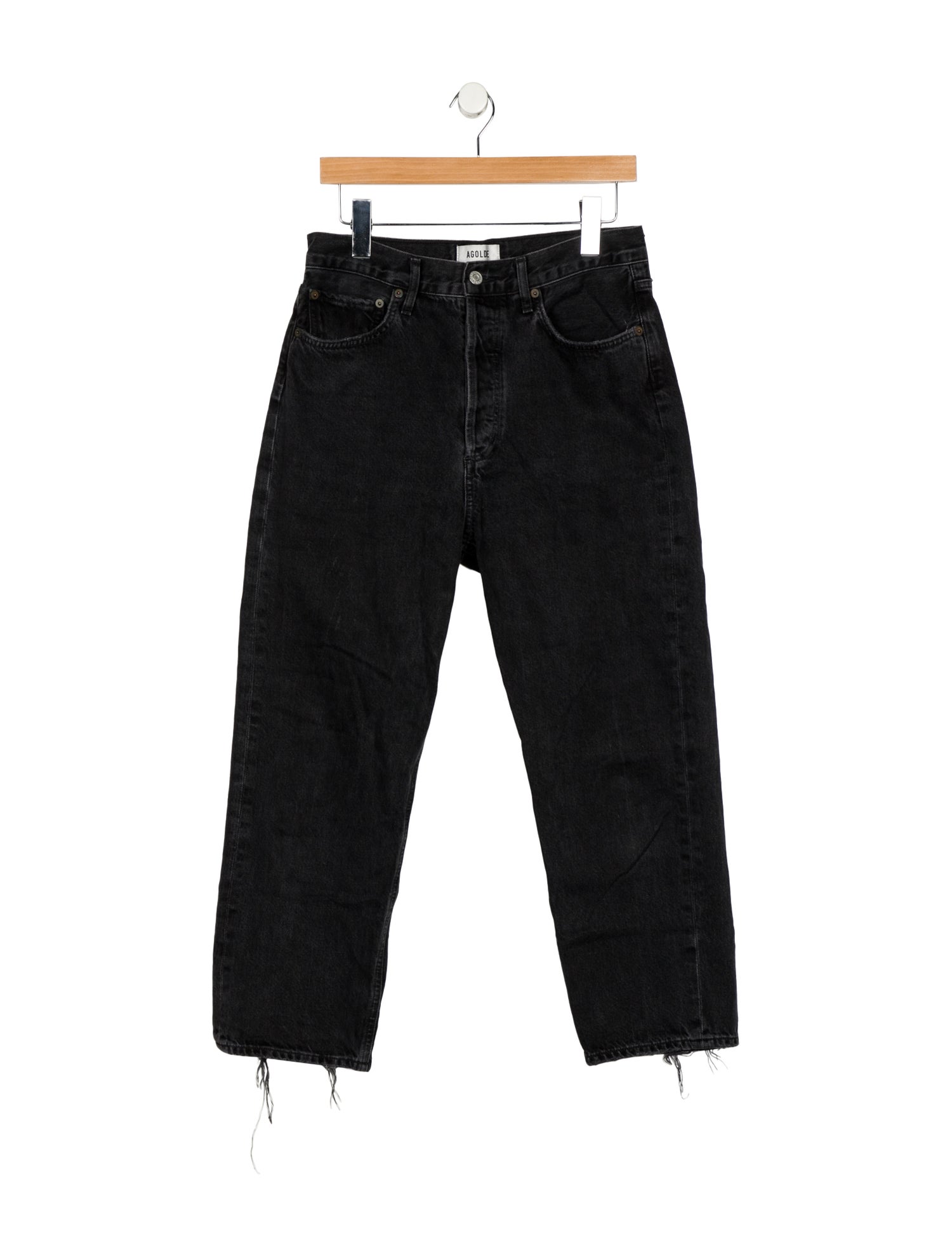 AGOLDE High-Rise Straight Leg Jeans