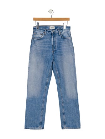 AGOLDE High-Rise Straight Leg Jeans