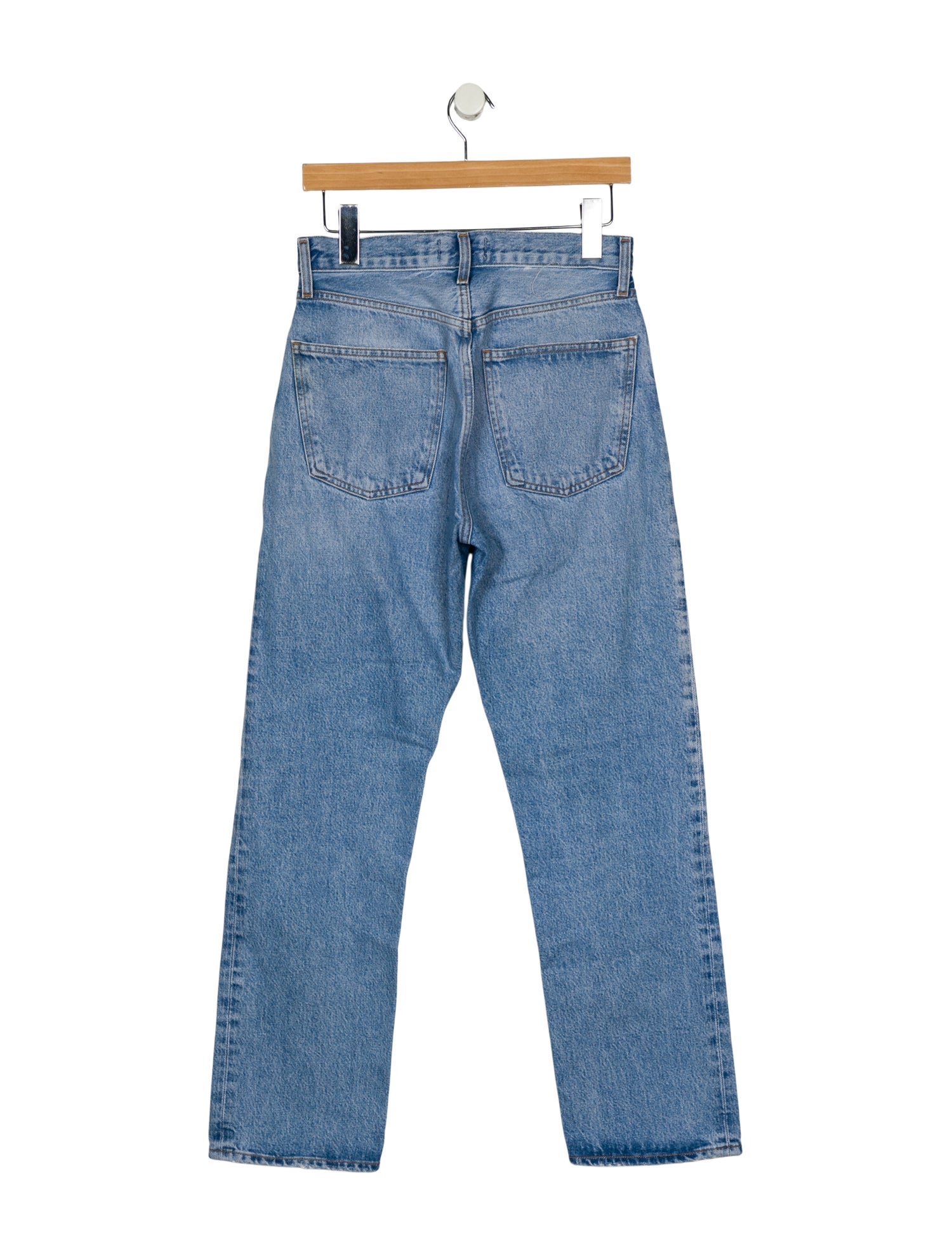 AGOLDE High-Rise Straight Leg Jeans