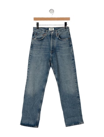 AGOLDE High-Rise Straight Leg Jeans