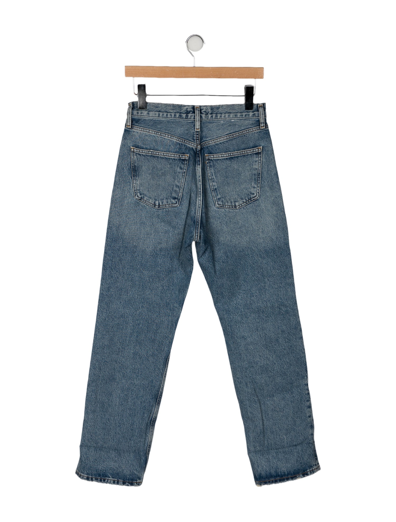 AGOLDE High-Rise Straight Leg Jeans