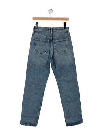 AGOLDE High-Rise Straight Leg Jeans