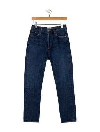 AGOLDE Mid-Rise Straight Leg Jeans