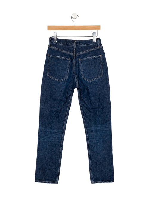 AGOLDE Mid-Rise Straight Leg Jeans