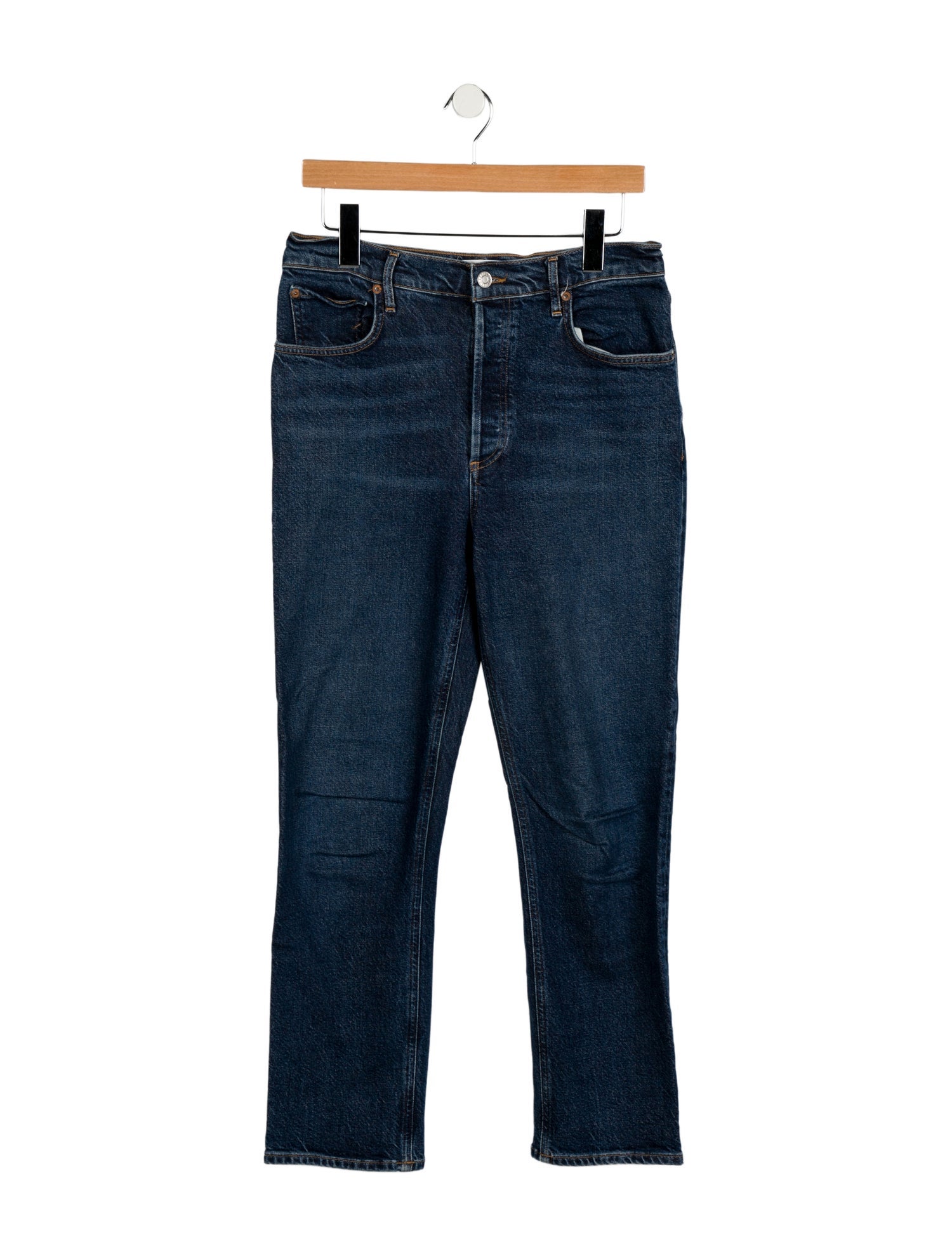 AGOLDE High-Rise Straight Leg Jeans