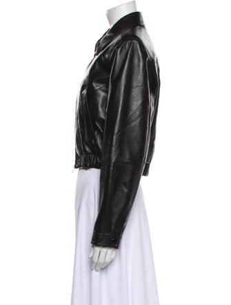 Shoreditch Ski Club x Agolde Leather Bomber Jacket