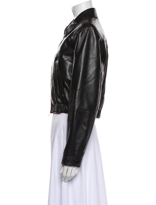 Shoreditch Ski Club x Agolde Leather Bomber Jacket