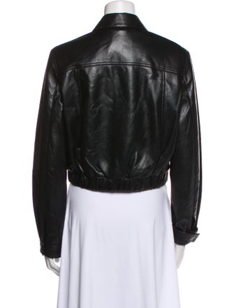 Shoreditch Ski Club x Agolde Leather Bomber Jacket