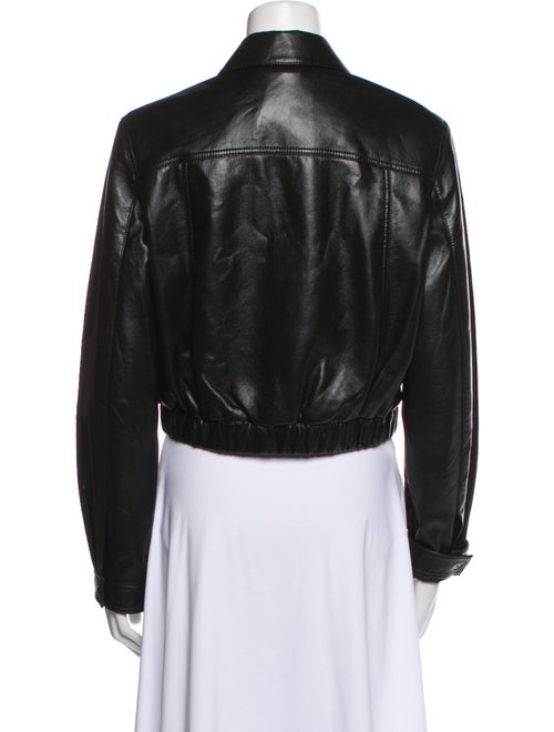 Shoreditch Ski Club x Agolde Leather Bomber Jacket