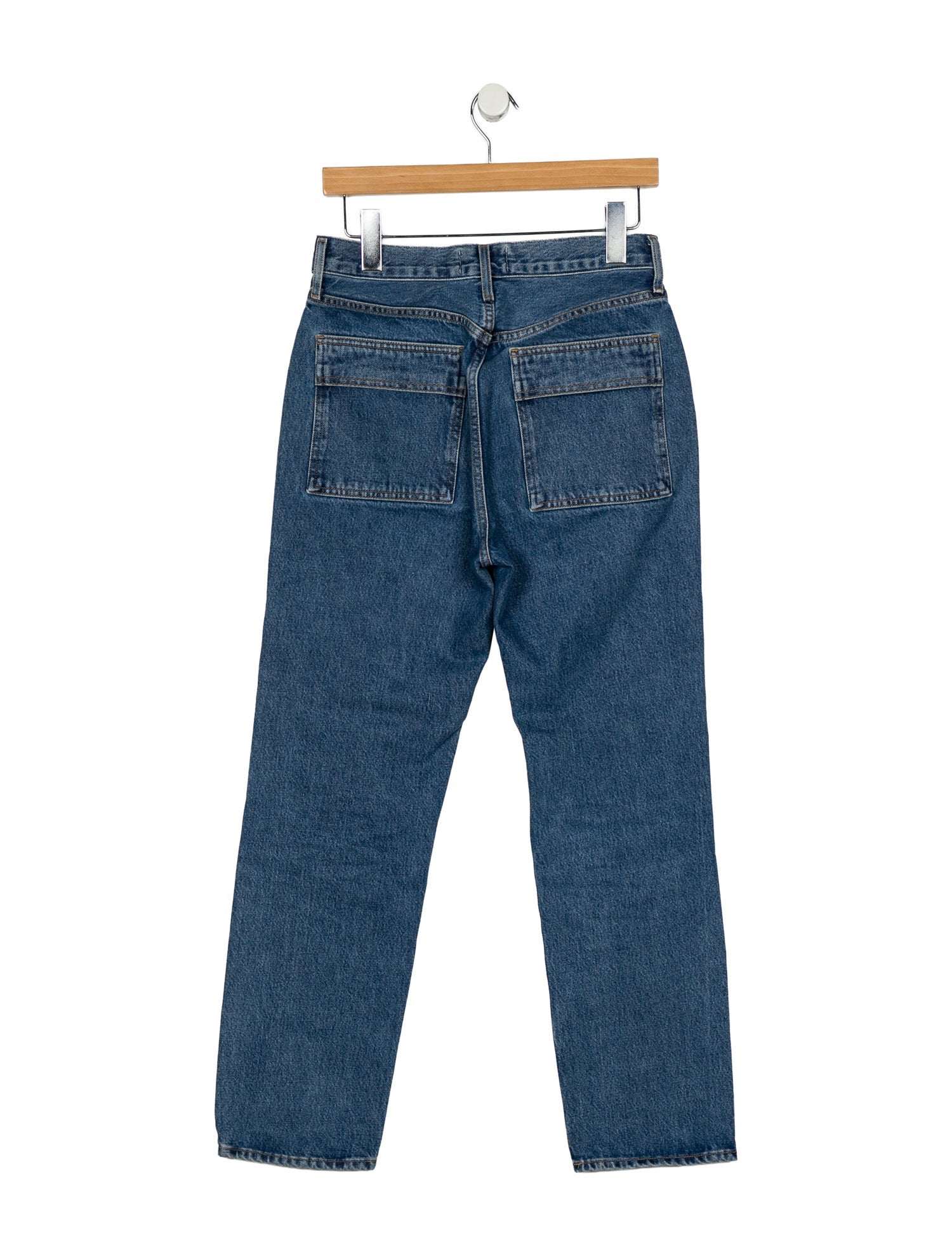 AGOLDE High-Rise Straight Leg Jeans
