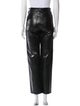 AGOLDE Leather Straight Leg Pants