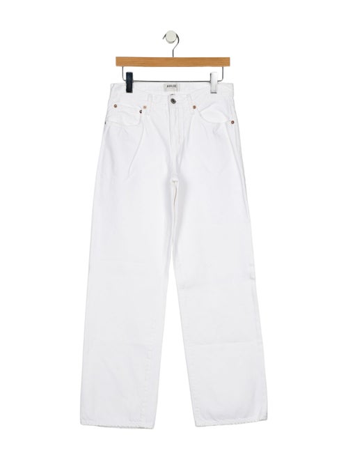 AGOLDE Mid-Rise Wide Leg Jeans