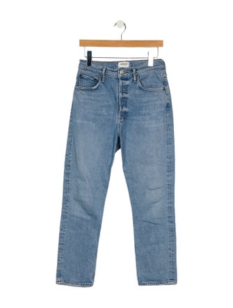 AGOLDE Mid-Rise Straight Leg Jeans