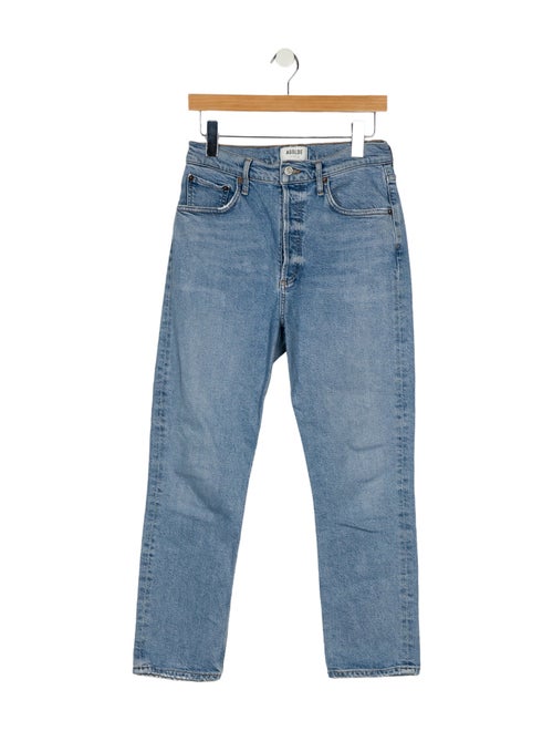 AGOLDE Mid-Rise Straight Leg Jeans