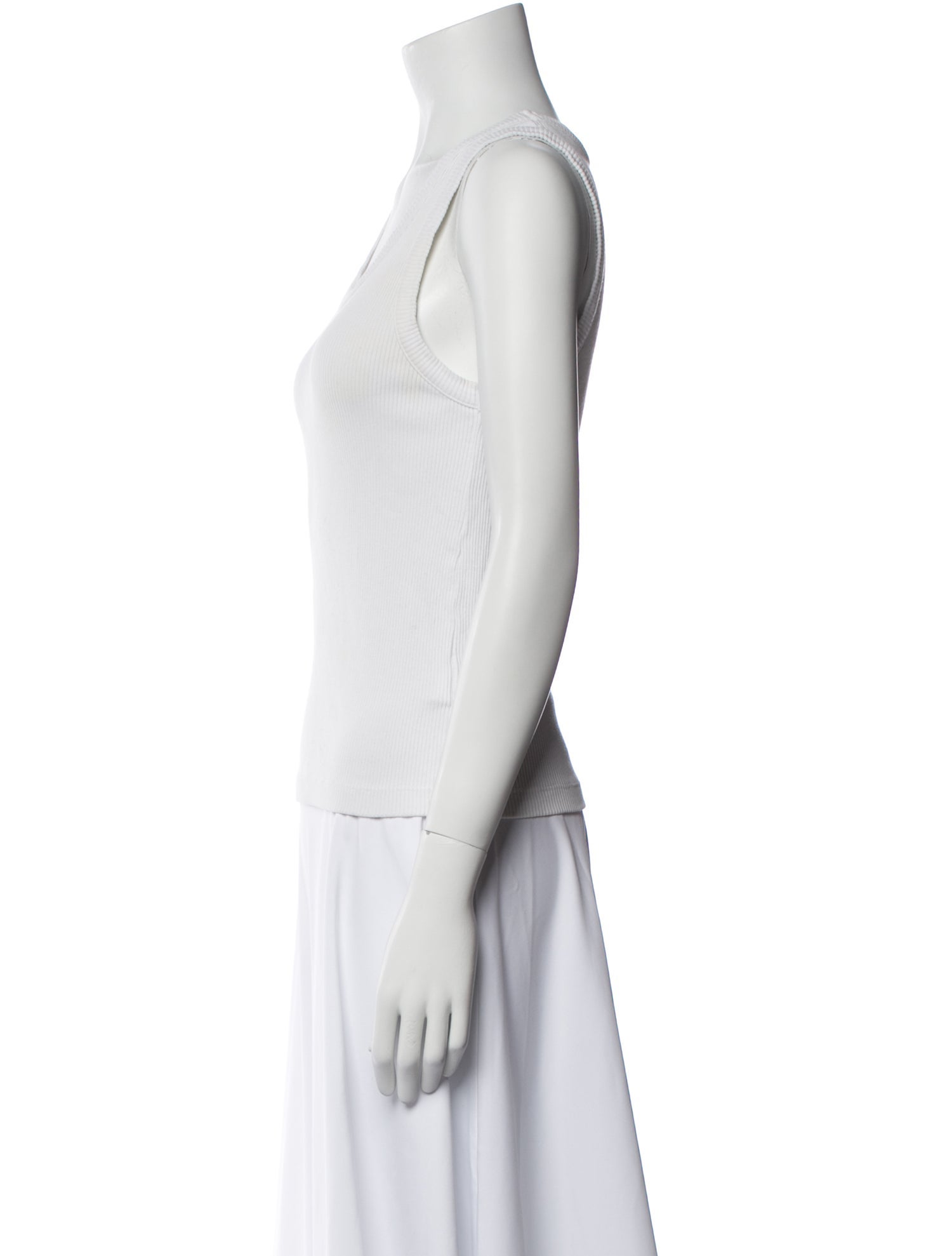 AGOLDE Scoop Neck Sleeveless Top