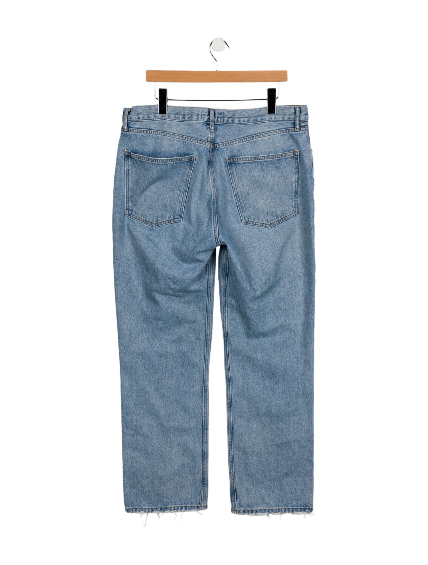 AGOLDE High-Rise Straight Leg Jeans