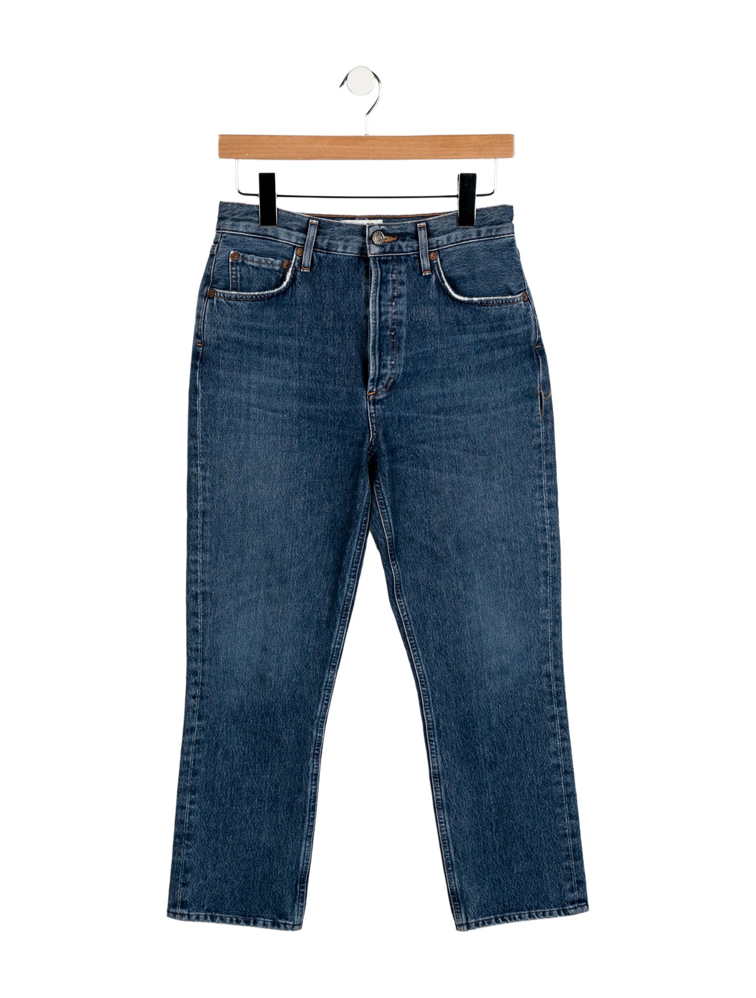 AGOLDE High-Rise Straight Leg Jeans